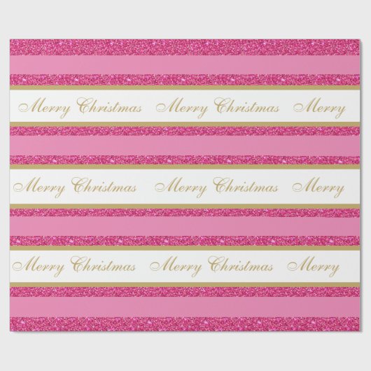 kerstpapier met vulling, met faux, gestript cadeaupapier (Vlak)