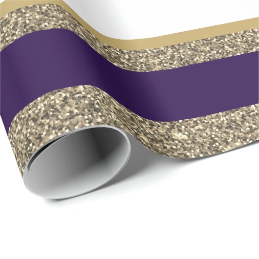 kerstpapier met vulling, met faux, gestript cadeaupapier (Rol Hoek)