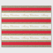 kerstpapier met vulling, met faux, gestript cadeaupapier (Vlak)