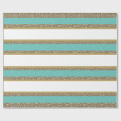 kerstpapier met vulling, met faux, gestript cadeaupapier (Vlak)