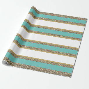 kerstpapier met vulling, met faux, gestript cadeaupapier