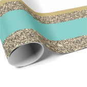 kerstpapier met vulling, met faux, gestript cadeaupapier (Rol Hoek)