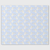 kerstpapier met Waterverf Angel Noel-opbergpapier Cadeaupapier (Vlak)