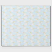 kerstpapier met Waterverf Angel Noel-opbergpapier Cadeaupapier (Vlak)