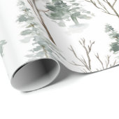 kerstpapier met waterverf-pine-structuur cadeaupapier (Rol Hoek)