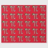 kerstpapier met Wiskunde Geek Pi-opbergpapier Cadeaupapier (Vlak)