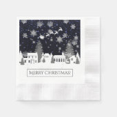 kerstpapier Napkin Servet (Voorkant)