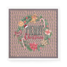 Kerstpapier Napkin