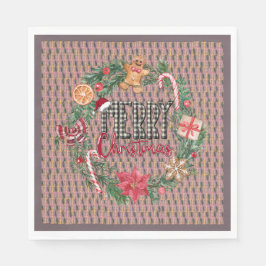 Kerstpapier Napkin Servet