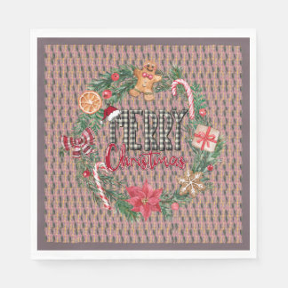 Kerstpapier Napkin Servet