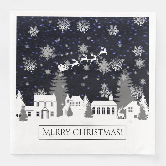 kerstpapier Napkin Servet (Voorkant)