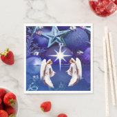 Kerstpapier Napkins, kerstangel Servet (Insitu)