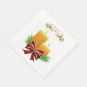 Kerstpapier Napkins, Prettige feestdagen Servet (Hoek)
