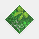 kerstpapier Napkins, prettige kerst Servet (Hoek)