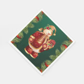 kerstpapier Napkins, prettige kerst Servet (Hoek)