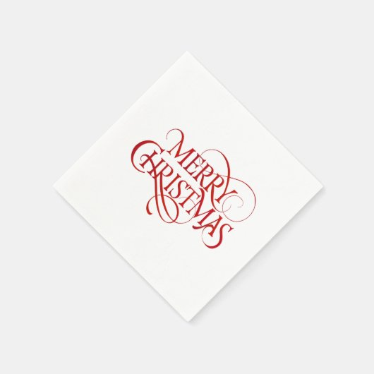 kerstpapier Napkins Servet (Hoek)