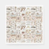 kerstpapier Napkins Servet (Voorkant)