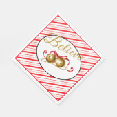 kerstpapier Napkins Servet (Hoek)