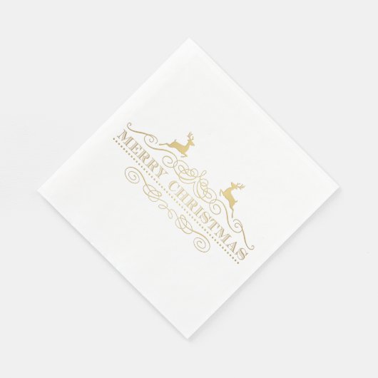 kerstpapier Napkins Servet (Hoek)