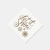 kerstpapier Napkins Servet (Hoek)