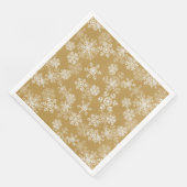 kerstpapier Napkins-Snowflakes Servet (Hoek)