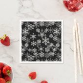 kerstpapier Napkins-Snowflakes Servetten (Insitu)