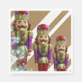 Kerstpapier Napkins, Soldaat Servet (Voorkant)