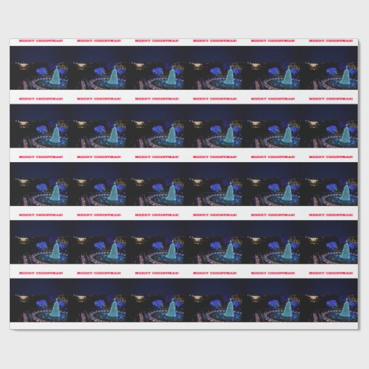 kerstpapier - Nat'l Tree - Wrappapier Cadeaupapier (Vlak)