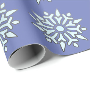 kerstpapier Noordse sneeuwvlokken Cadeaupapier