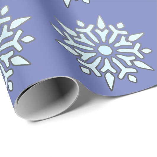kerstpapier Noordse sneeuwvlokken Cadeaupapier (Rol Hoek)