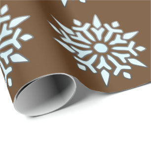 kerstpapier Noordse sneeuwvlokken Cadeaupapier
