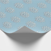 kerstpapier Noordse sneeuwvlokken Cadeaupapier (Hoek)