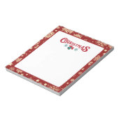 kerstpapier notitieblok (Linkerzijde)