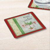 Kerstpapier Onderzetter (Schuin)