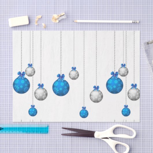 kerstpapier/Ornamenten Tissuepapier (Craft)