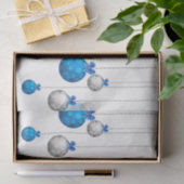 kerstpapier/Ornamenten Tissuepapier (Geschenk)