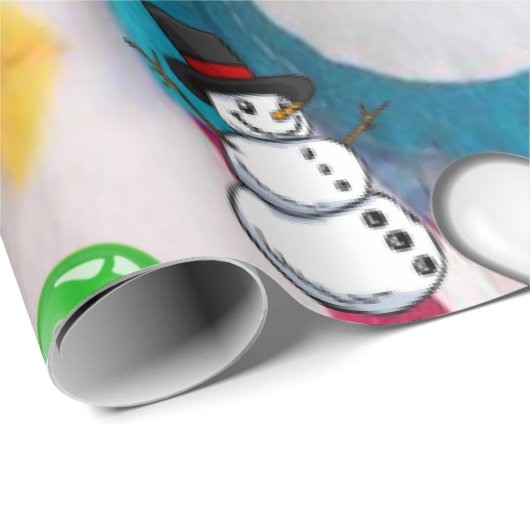 kerstpapier pinguïn cadeaupapier (Rol Hoek)