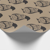 kerstpapier - Pinguïn Cadeaupapier (Hoek)