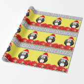 kerstpapier pinguïn cadeaupapier (Uitgerold)
