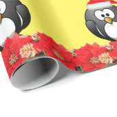 kerstpapier pinguïn cadeaupapier (Rol Hoek)