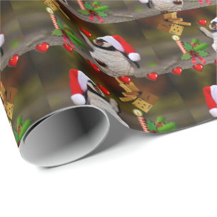 kerstpapier pinguïn cadeaupapier