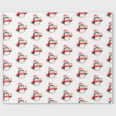 kerstpapier pinguïn cadeaupapier (Vlak)