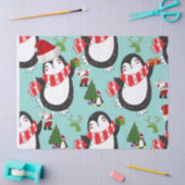 kerstpapier, pinguïn tissuepapier (Craft)