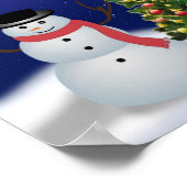 kerstpapier Poster (Hoek)