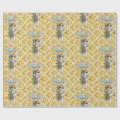 kerstpapier Prettige feestdagen Angel Cadeaupapier (Vlak)