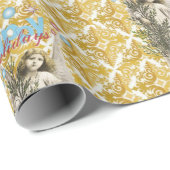 kerstpapier Prettige feestdagen Angel Cadeaupapier (Rol Hoek)