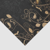 kerstpapier Prettige feestdagen Gold Angel Tissuepapier (Detail)