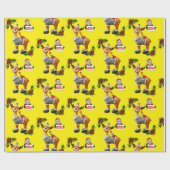 kerstpapier rendierpapier cadeaupapier (Vlak)