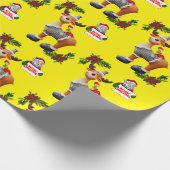 kerstpapier rendierpapier cadeaupapier (Hoek)