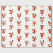 kerstpapier Rudolph Cadeaupapier (Vlak)